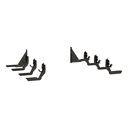 Luverne GRIP STEPS & BRACKETS RUNNING BOARD MOUNTING BRACKET BLACK TEXTURED PO 401338